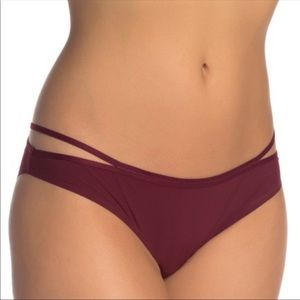 Free People Zoey Merlot Underwear Panty ~ NWT ~ small